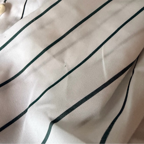 AYR Oversized White and Blue Button-Up Shirt navy pinstripe, XL - Picture 8 of 14